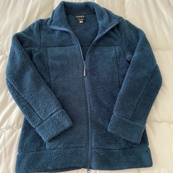 Athleta Jackets & Coats Athleta Fleece Jacket Poshmark